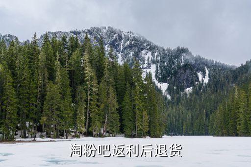 淘粉吧返利后退货