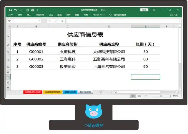 企业应收账款管理表设计_excel贷款明细表格_应收账款管理模板
