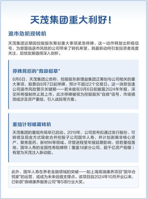 重大事项核实停牌多久_ST天茂新理益筹划重大事项_ST天茂退市风险警示